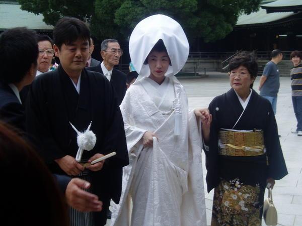 Wedding at Meiji-jingu shrine
