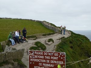 Idiots With Pram Near 150m Cliffs