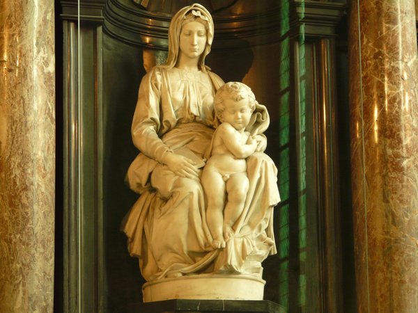 Michelangelo's Madonna And Child