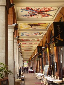 Ceiling Art Depicting The City's History
