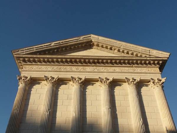 The Front Of The Maison Carree