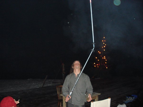 Raf Balancing Ski Poles - That's Some Party Trick