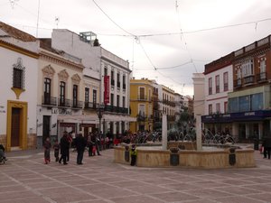 The Town Square In Ronda