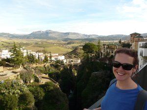 Aleks & The View Down From Ronda