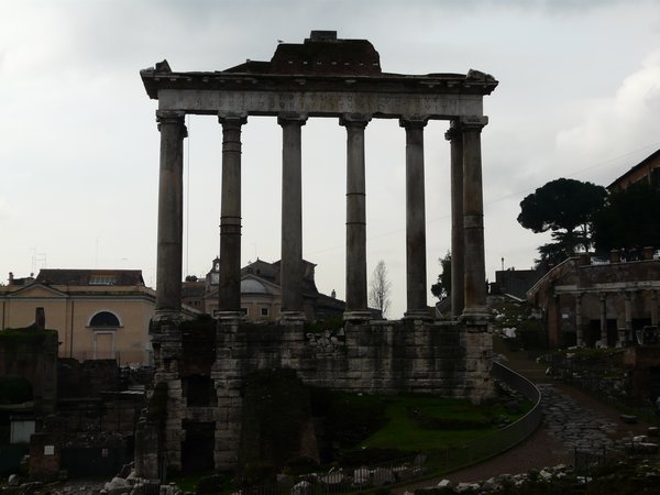 Colums At The Foro Romano