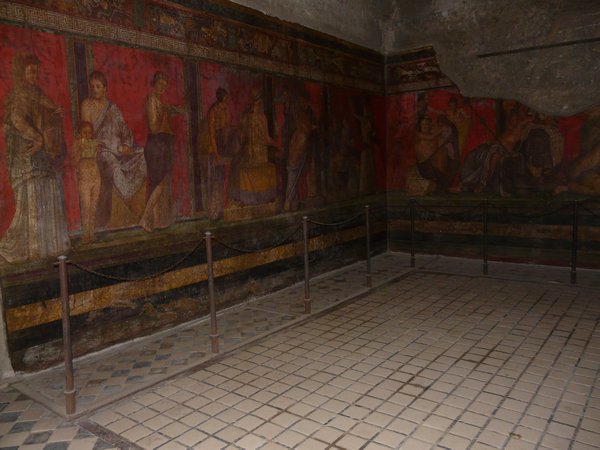 The Frescoes Inside The Villa