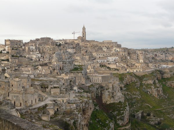 The Cave Dwelling Town Of Matera