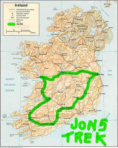 The Journey through Ireland!