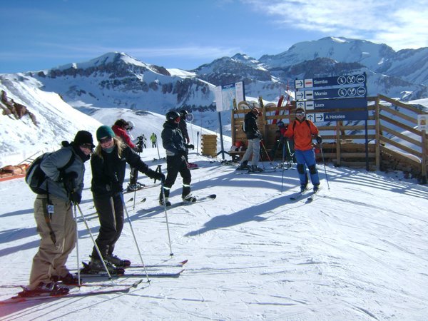 Santiago skiing