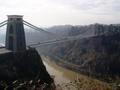 The suspension bridge in Bristol