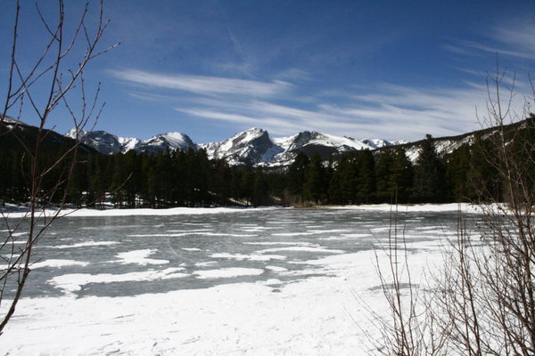 Sprague Lake in the winter