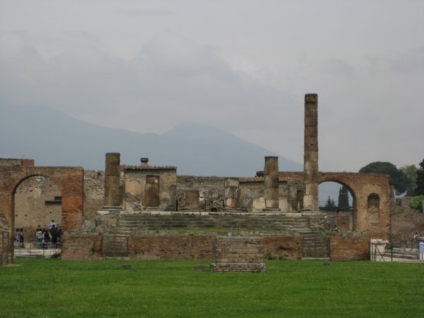 The centre of Pompeii