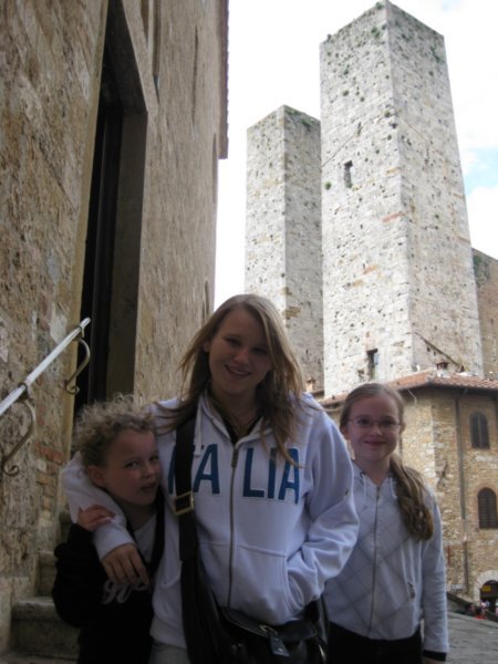 The girls and the tower
