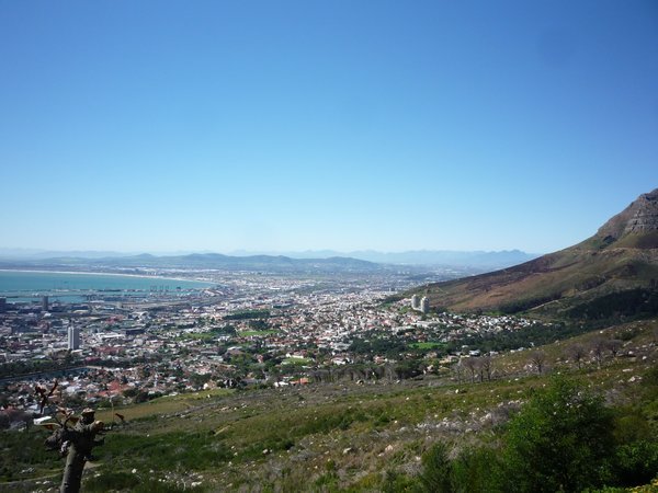 Cape Town from table mountain