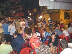 Street bars in Hanoi
