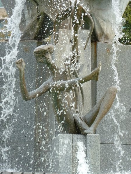 I am just trying to be artistic with my photography.  This is a fountain in Adelaide.