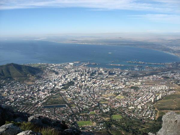 The City Center from the top of Table Mountain