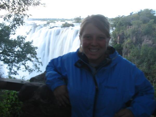 Me with only 1/4 of Victoria Falls showing