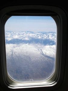 The view from the plane