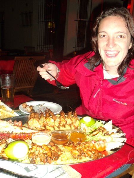 Massive seafood platter