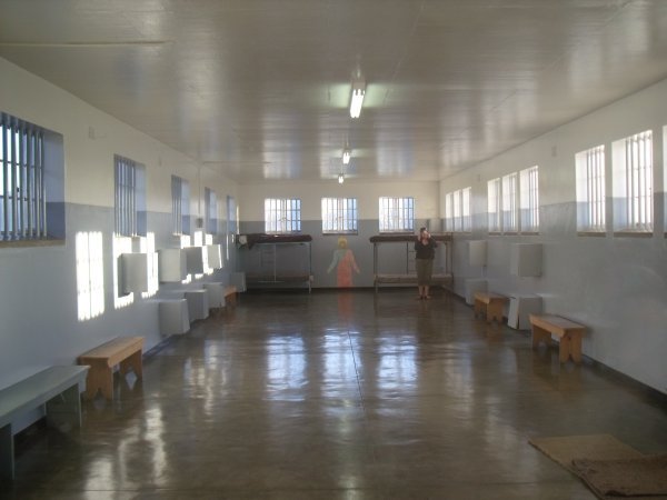 Communal prison block, Robben Island