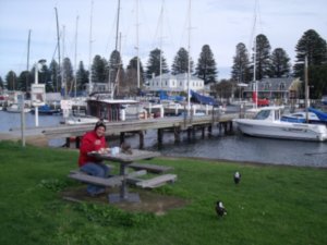 Port Fairy lunch stop