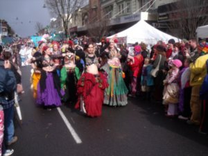 A colourful parade