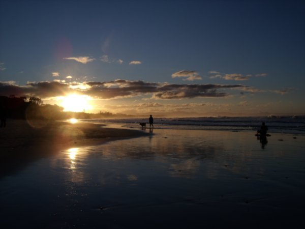 Sunset on Main Beach, Byron Bay
