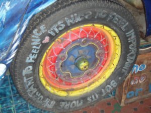 VW camper tyre