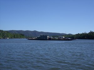 Ferry crossing the Daintree River