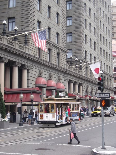 Tram, Union Square, San Francisco