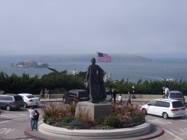 View out to Alcatraz, San Francisco