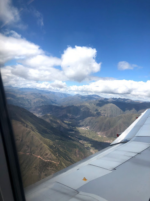 on Cloud 9 - approaching Cusco!