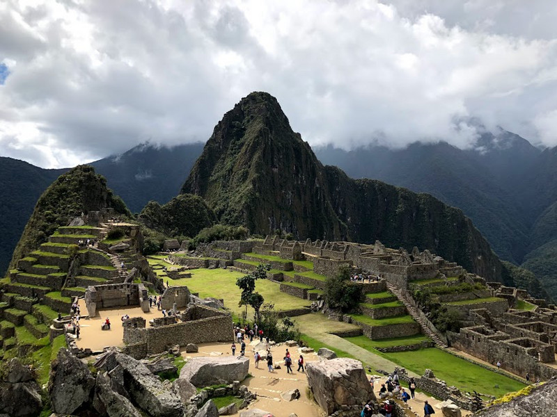 a classic Machu Picchu capture with the mount of Huayna Picchu in the back ground