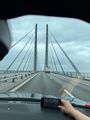 Sweden bound on the Oresund bridge - an engineering marvel