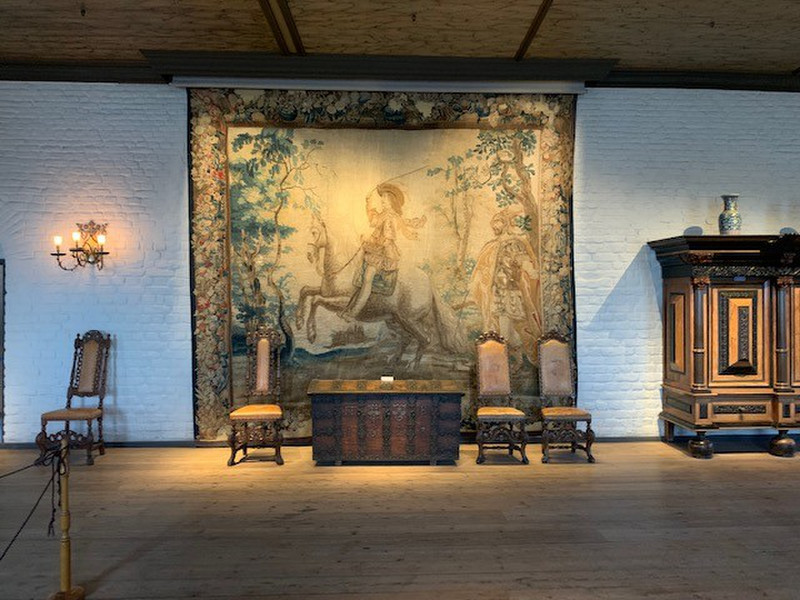Prized Possessions, one of three tapestries in The Hall of Christian IV at Akershus Castle