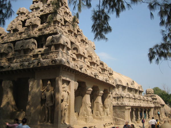 The ratha's of Mahabalipuram