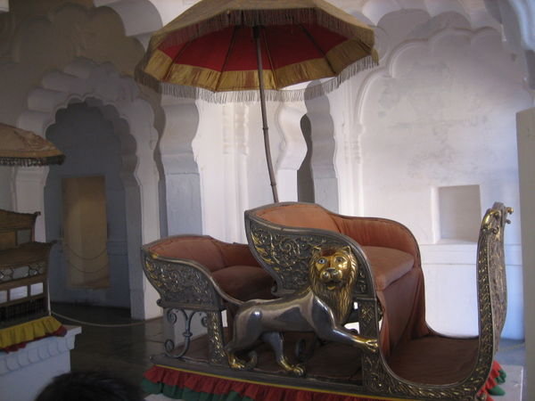 a howdah , Mehrangarh fort 