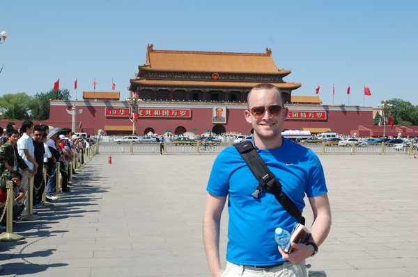 Joe in Tiananmen Square