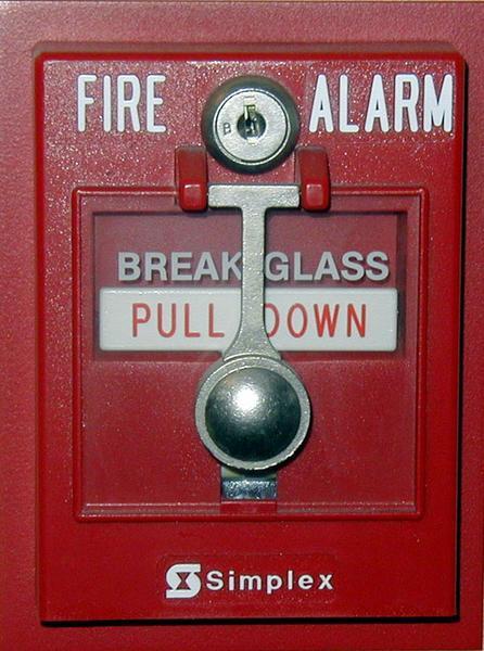 Ohhhhhh the fire alarm...