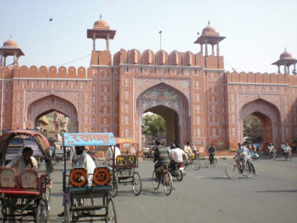 Gate to the pink city