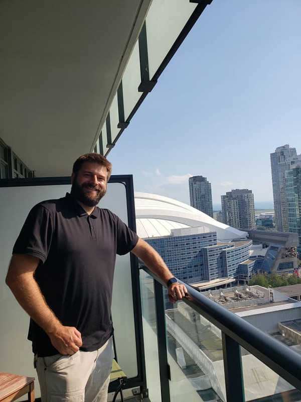 Le balcon, hot-spot de notre séjour à Toronto