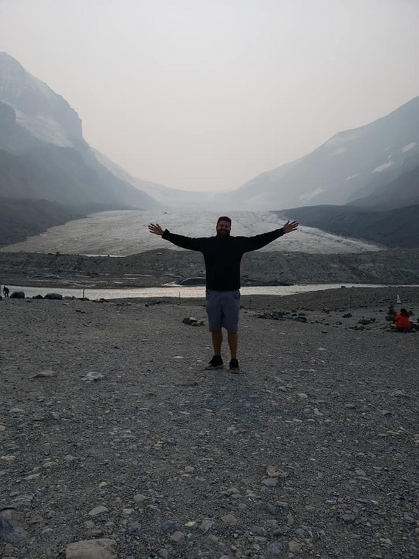 Glacier Athabasca et cinquante nuances de gris
