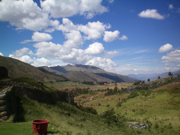 Les paysages a Puka-Pucara