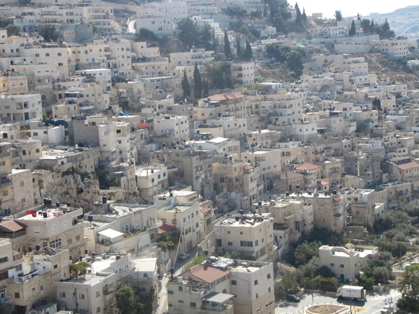 Quartier palestinien vu de Jerusalem