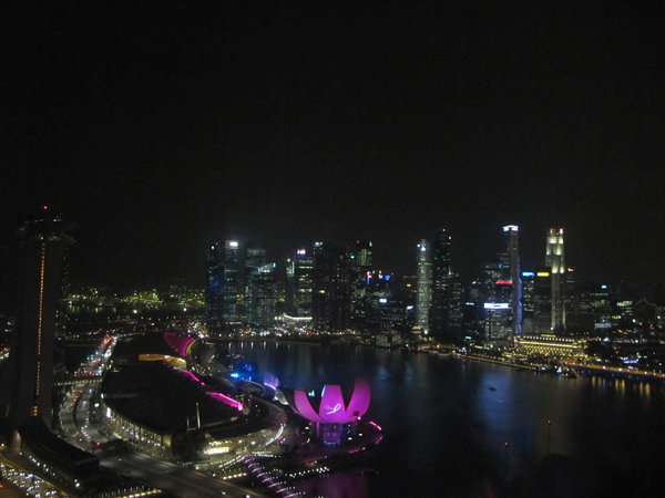 Singapour vue des airs