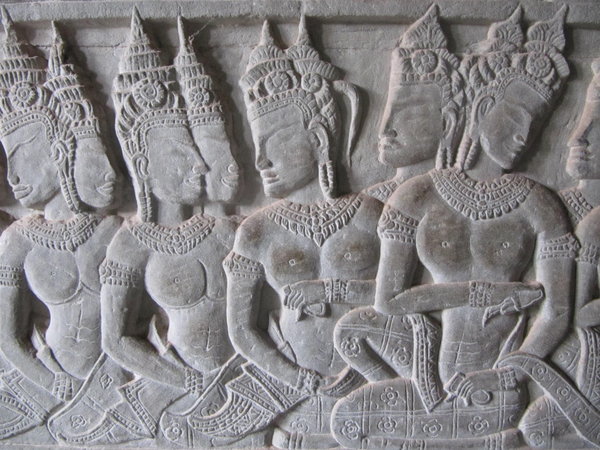 Fresque 2 dans Angkor Wat