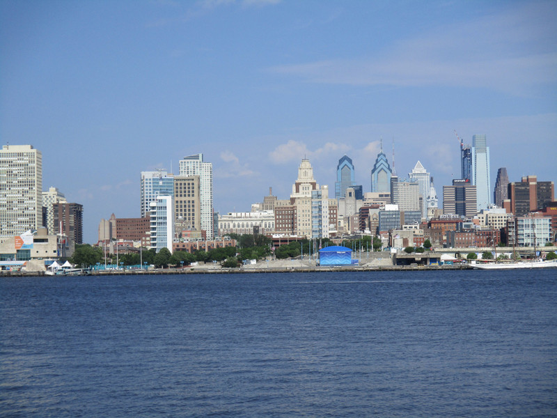 La skyline de Philadelphie, vue de Camden