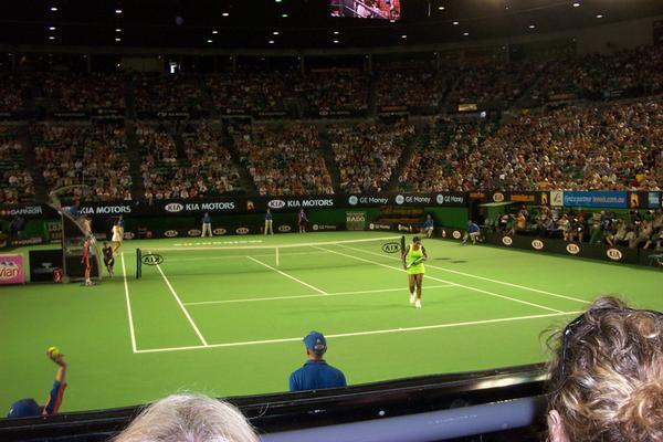 Serena Williams in control
