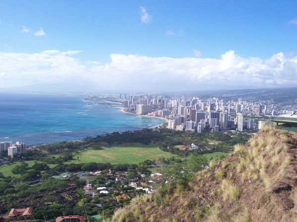 The view from Diamond Head